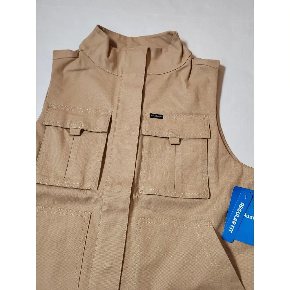 Columbia Brea Falls Vest Women’s Medium Tan